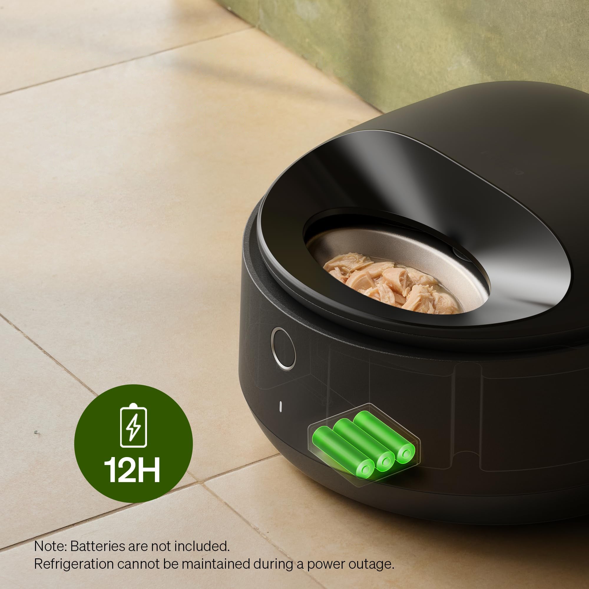 Automatic Wet Food Cat Feeder with Cooling System App Control Stainless Steel Bowl