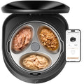 Automatic Wet Food Cat Feeder with Cooling System App Control Stainless Steel Bowl